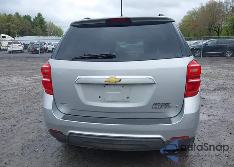 2016 Chevrolet Equinox Lt из США, поврежденный, VIN 2GNFLFEK8G6347213